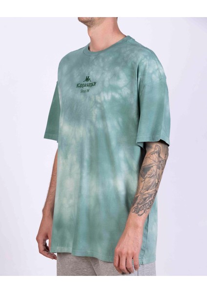 Authentic Mabelne Erkek Yeşil Comfort Fit Tişört