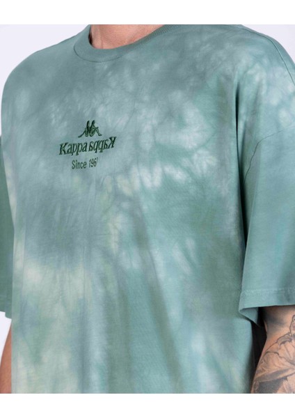 Authentic Mabelne Erkek Yeşil Comfort Fit Tişört
