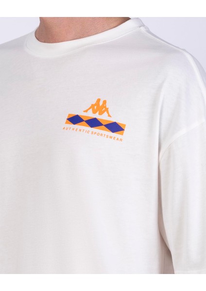 Authentic Coledy Erkek Beyaz Regular Fit Tişört fırsatları