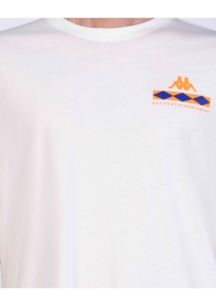 Authentic Coledy Erkek Beyaz Regular Fit Tişört indirimleri