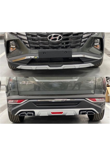 Hyundai Tucson Ön Arka Tampon Koruması Difüzör 2021 / 2023 fiyatları
