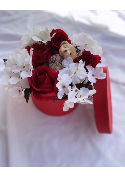 Sevgiliye Hediye Doğum Günü Hediyesi Çiçek Kutusu Içimden Geldi Yapay Çiçek