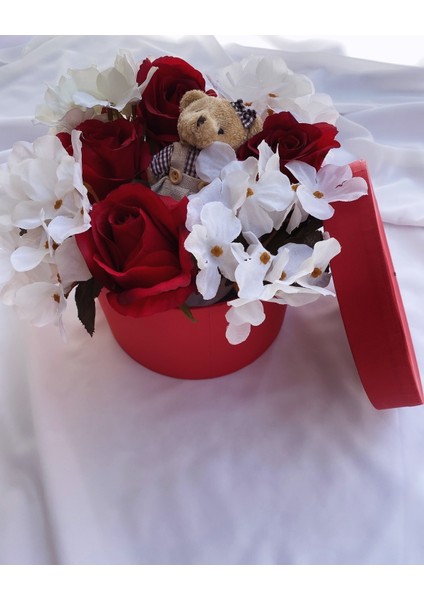 Sevgiliye Hediye Doğum Günü Hediyesi Çiçek Kutusu Içimden Geldi Yapay Çiçek indirimleri
