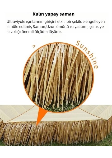 Store Bahçe/plaj Şemsiyesi - Sarı (Yurt Dışından)