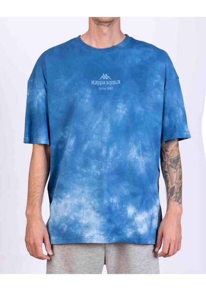 Authentic Mabelne Erkek Mavi Comfort Fit Tişört