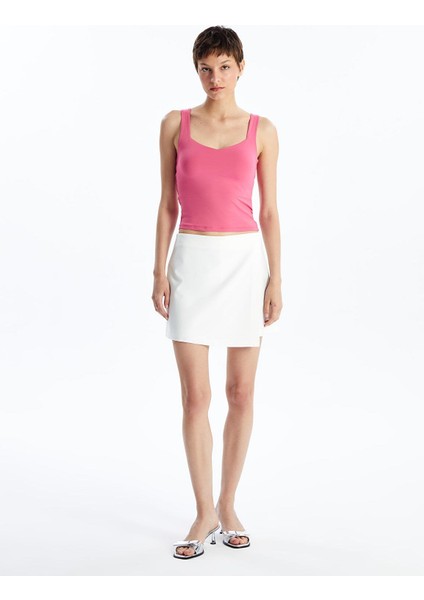 Lcw Vision Kadın Kalp Yaka Düz Atlet fiyatları