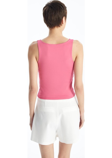 Lcw Vision Kadın Kalp Yaka Düz Atlet modelleri