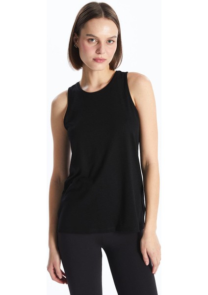 Xsıde Kadın Bisiklet Yaka Düz Atlet