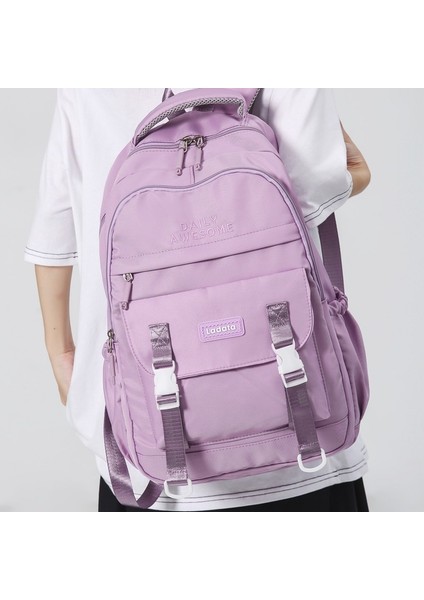 Kadınlar Için Okul Çantası, Hafif ve Sade, Ortaokul Öğrencileri Için Geniş Kapasiteli Sırt Çantası, Lise Öğrencileri Için Sırt Çantası, Erkekler Için Seyahat Çantası (Yurt Dışından)