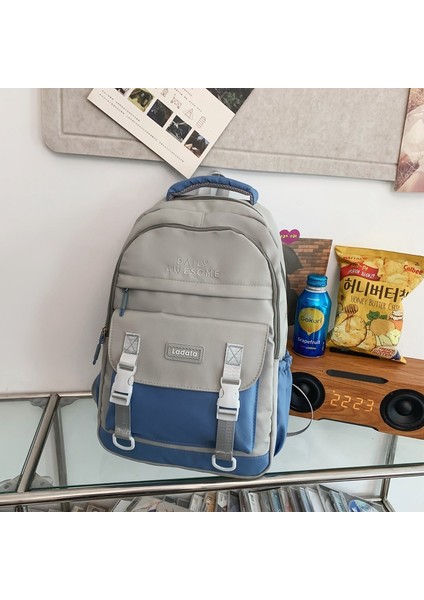 Kadınlar Için Okul Çantası, Hafif ve Sade, Ortaokul Öğrencileri Için Geniş Kapasiteli Sırt Çantası, Lise Öğrencileri Için Sırt Çantası, Erkekler Için Seyahat Çantası (Yurt Dışından)
