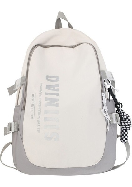 Kadın Lise Öğrencileri Için Okul Çantası Basit Ortaokul Öğrencisi Sırt Çantası Erkek Ortaokul Öğrencisi Bilgisayar Sırt Çantası Büyük Kapasiteli (Yurt Dışından)