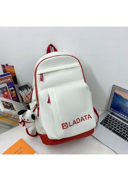 Kadın Büyük Kapasiteli Sırt Çantası, Çok Yönlü Kolej Tarzı Okul Çantası, Bayan Lise Öğrencisi Sırt Çantası (Yurt Dışından)