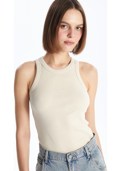 Xsıde Kadın Bisiklet Yaka Düz Atlet