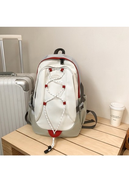 Bayan Ortaokul Öğrencileri Için Sırt Çantası, Büyük Kapasiteli Okul Çantası, Erkek Kore Versiyonu, Basit Üniversite Öğrencisi Bilgisayar Sırt Çantası (Yurt Dışından)