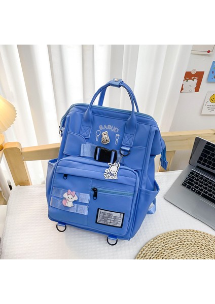 Kolej Tarzı Çok Yönlü Öğrenci Sırt Çantası Kadın Büyük Kapasiteli Okul Çantası Ortaokul Öğrenci Sırt Çantası (Yurt Dışından)