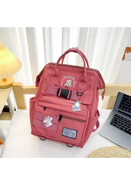 Kolej Tarzı Çok Yönlü Öğrenci Sırt Çantası Kadın Büyük Kapasiteli Okul Çantası Ortaokul Öğrenci Sırt Çantası (Yurt Dışından)