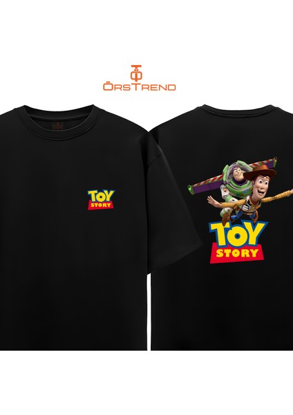 Toy Story Baskılı Oversize Tişört