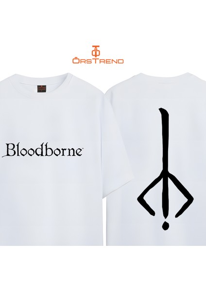 Bloodborne Baskılı Oversize Tişört