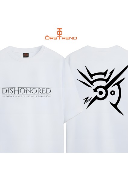 Dishonored Baskılı Oversize Tişört