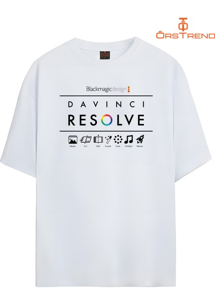 Davinci Resolve Baskılı Oversize Tişört fiyatları