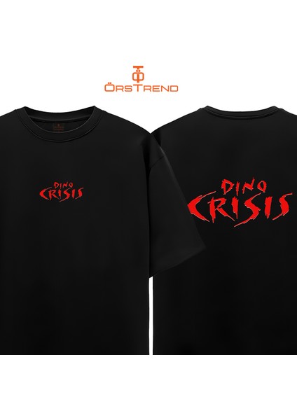 Dino Crisis Baskılı Oversize Tişört