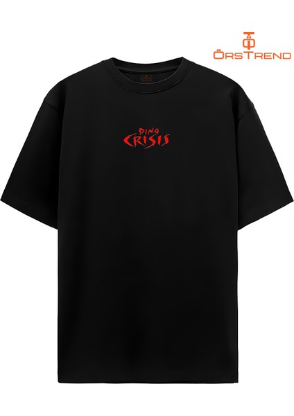Dino Crisis Baskılı Oversize Tişört