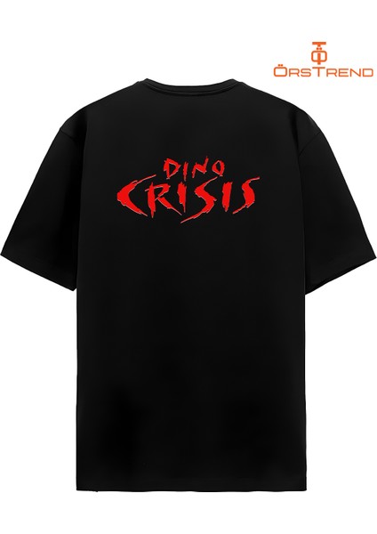 Dino Crisis Baskılı Oversize Tişört