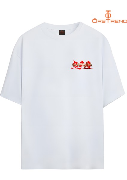 Onimusha Baskılı Oversize Tişört fiyatları