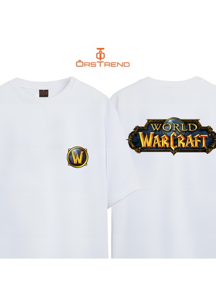 World Of Warcraft Baskılı Oversize Tişört