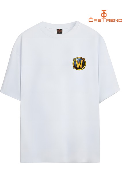 World Of Warcraft Baskılı Oversize Tişört