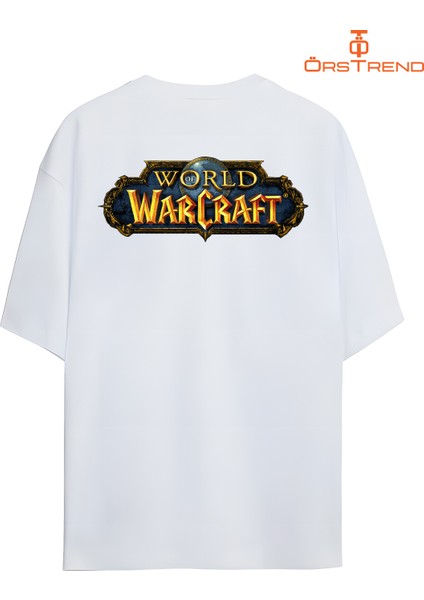 World Of Warcraft Baskılı Oversize Tişört