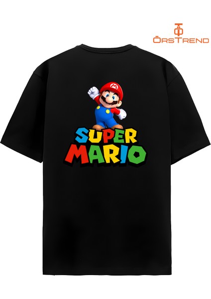 Super Mario Baskılı Oversize Tişört fiyatları