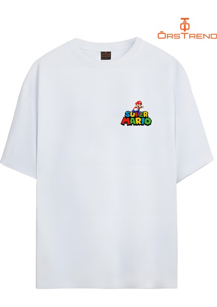 Super Mario Baskılı Oversize Tişört fiyatları