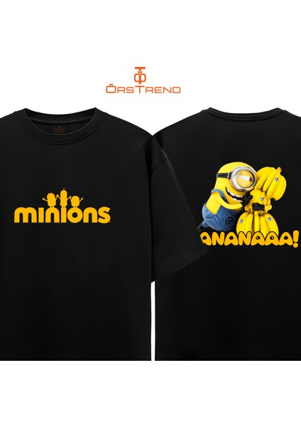Minions Baskılı Oversize Tişört