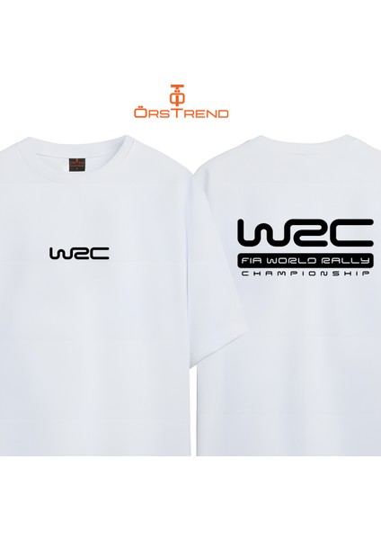 Wrc Baskılı Oversize Tişört