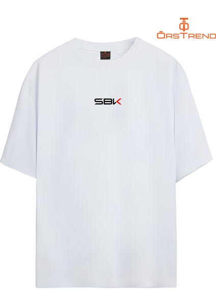 Sbk Baskılı Oversize Tişört