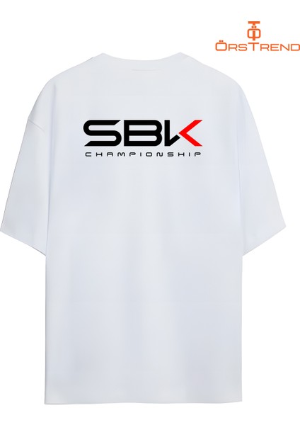 Sbk Baskılı Oversize Tişört