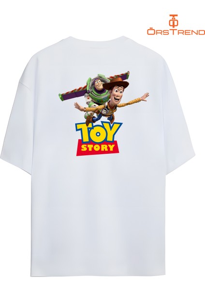 Toy Story Baskılı Oversize Tişört