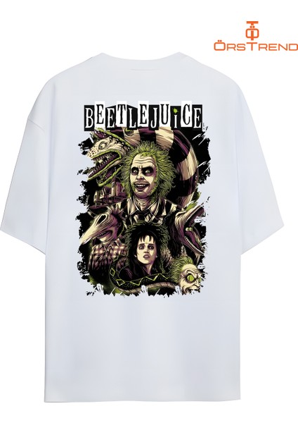 Beetlejuice Baskılı Oversize Tişört fiyatları