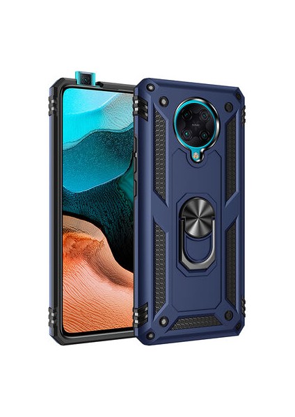 Redmi K30 Pro Çift Katmanlı ve Yüzüklü Tam Koruma Vega Premium Kılıf