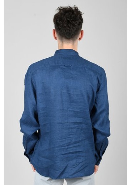 Mıll Brook Linen Shirt Erkek Lacivert Gömlek - TB0A2DC3 indirimleri