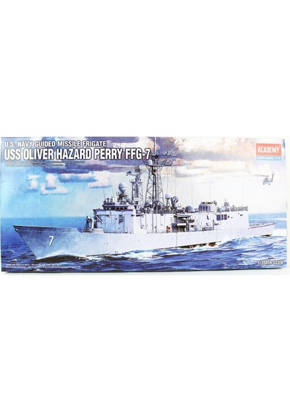 14102 1/350 Ölçek, Uss Oliver Hazard Perry (Ffg-7) Savaş Gemisi, Plastik Model Kiti