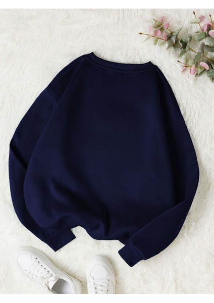 Rockstar Baskılı Bisiklet Yaka Sweatshirt fiyatları