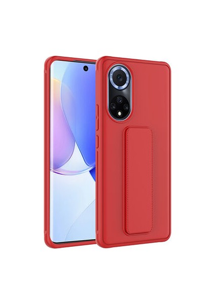 Huawei Nova 9 Kılıf Şık ve Stantlı Qstand Premium Kapak