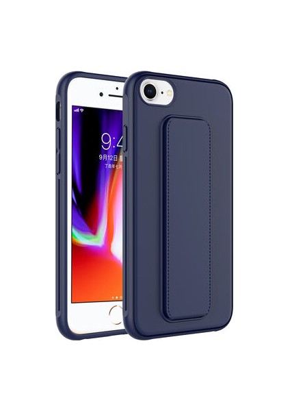 iPhone Se 2020 Kılıf Şık ve Stantlı Qstand Premium Kapak
