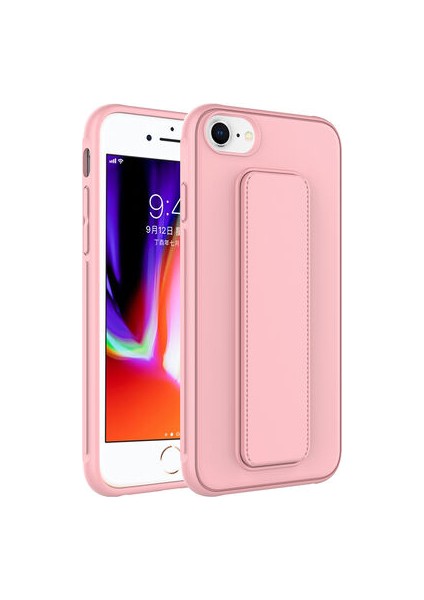 iPhone SE 2020 Kılıf Şık ve Stantlı QStand Premium Kapak