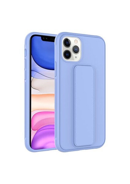 iPhone 11 Pro Kılıf Şık ve Stantlı Qstand Premium Kapak