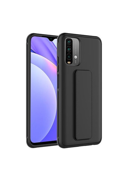 Poco M5S Kılıf Şık ve Stantlı Qstand Premium Kapak