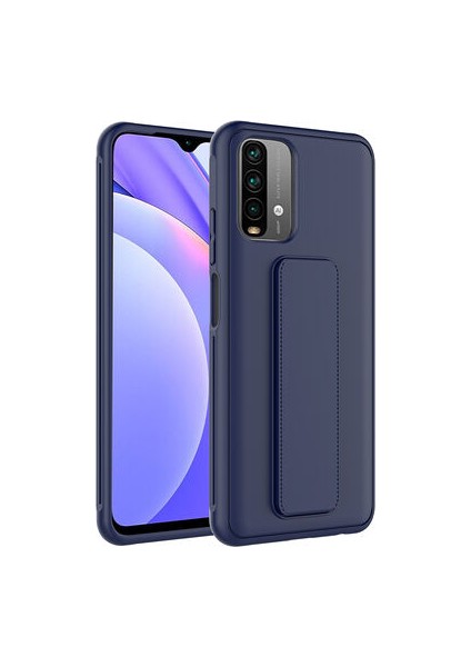Poco M5S Kılıf Şık ve Stantlı Qstand Premium Kapak