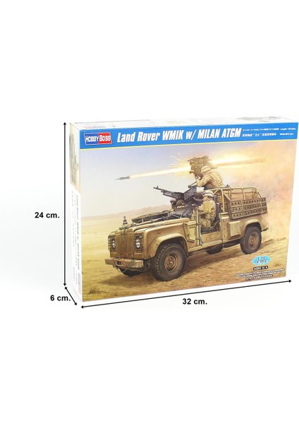 Hobbyboss 82447 1/35 Ölçek Land Rover Wmık W/mılan Atgm, Askeri Cip Plastik Model Kiti fiyatları